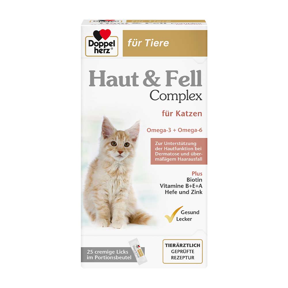 Doppelherz Haut und Fell Complex für Katzen_0