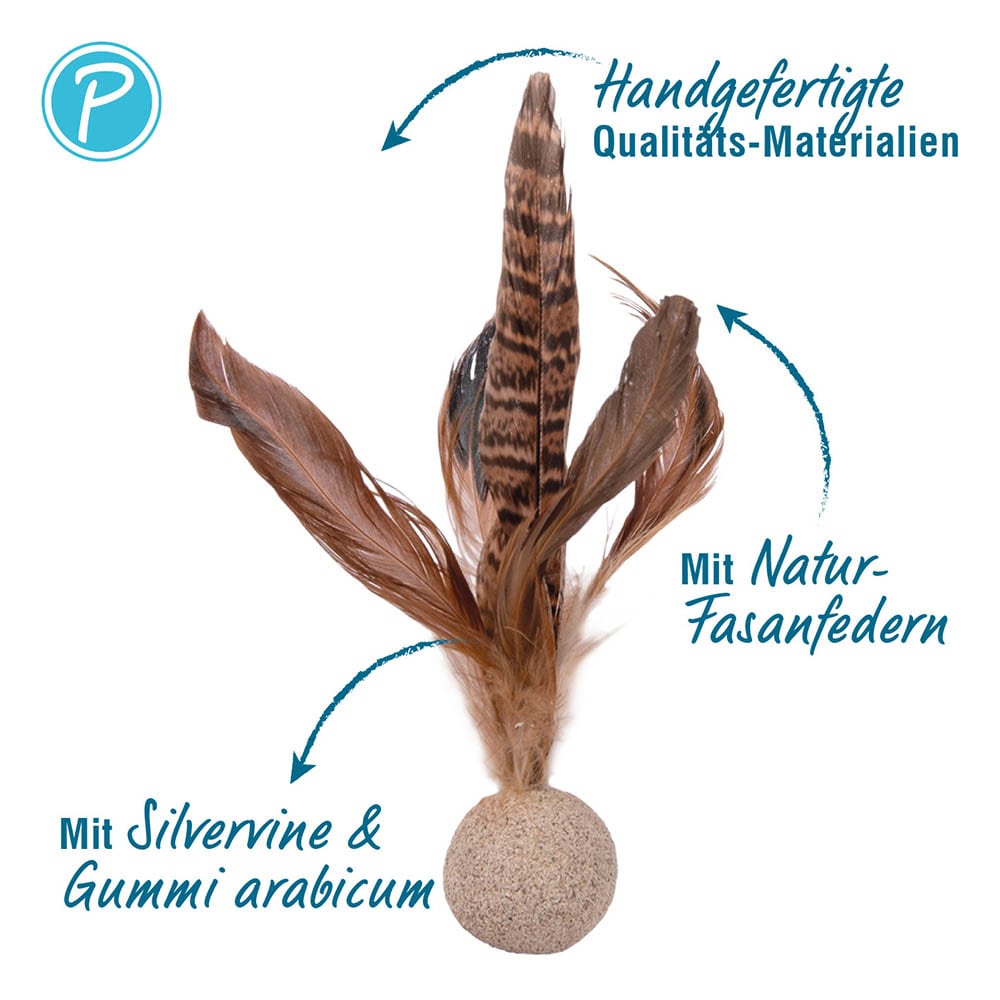 Petlando Earthcat Silvervine Federball Fasan_1