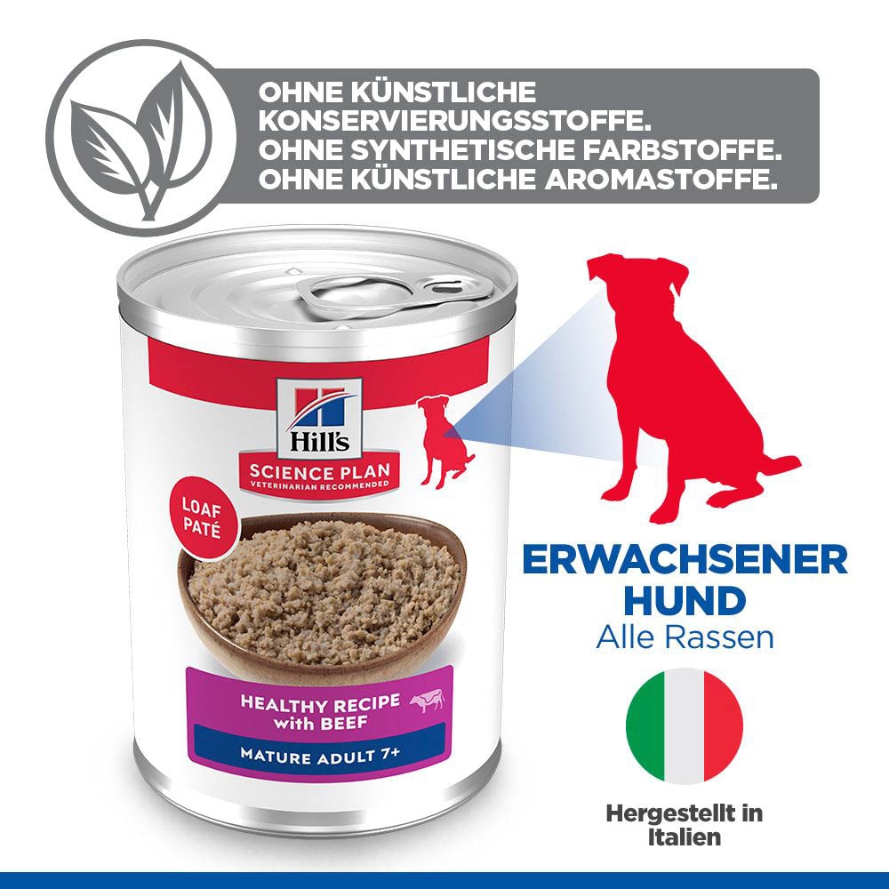 Hills Science Plan Mature Adult 7+ Nassfutter für Hunde mit Rind_4