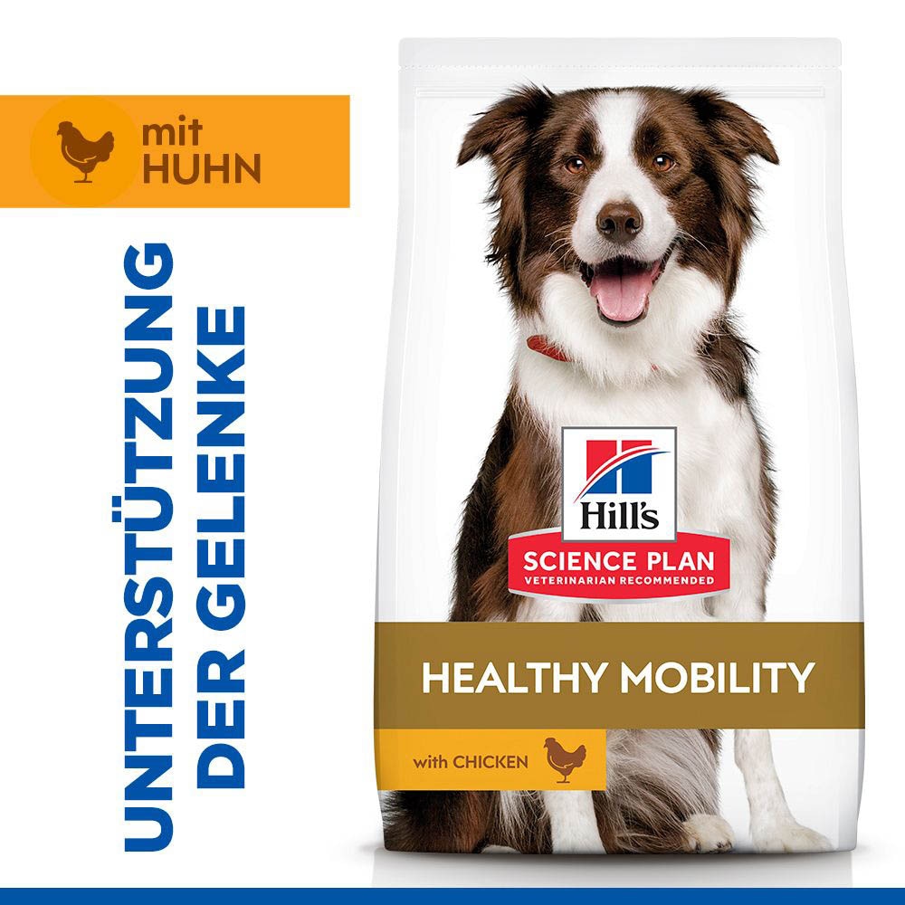 Hills Science Plan Adult Healthy Mobility Medium mit Huhn Trockenfutter für Hunde_1