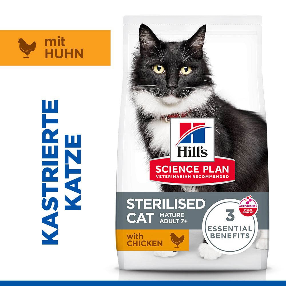 Hills Science Plan Sterilised Cat Mature Adult 7+ mit Chicken  _1