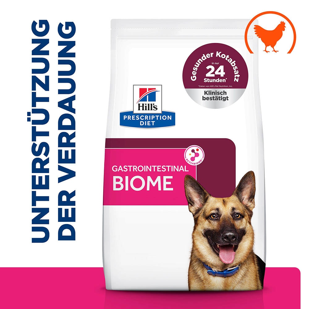 Hill's Prescription Diet Gastrointestinal Biome Trockenfutter für Hunde mit Huhn_1