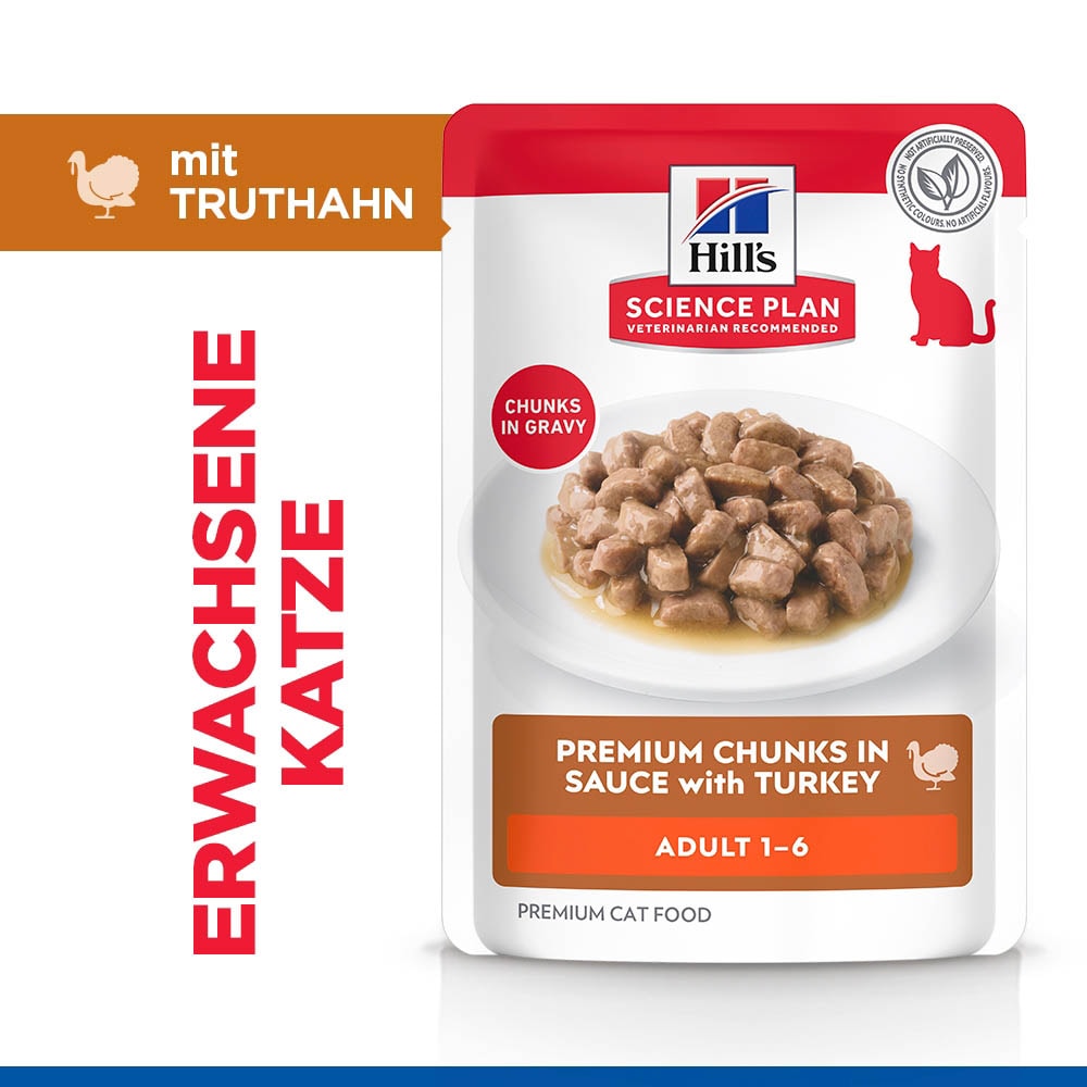 Hills Science Plan Adult Truthahn Nassfutter für Katzen_3