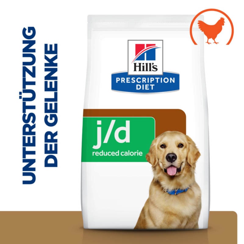 Hills Prescription Diet j/d Reduced Calorie Trockenfutter für Hunde mit Huhn_1
