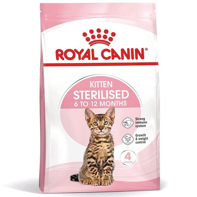 Royal Canin Kitten Sterilised Kittenfutter für kastrierte Kätzchen vom 6. - 12. Monat_0