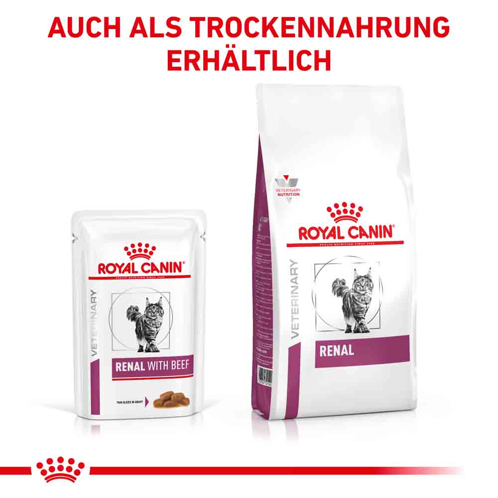 Royal Canin Veterinary Renal Rind Nassfutter für Katzen_5