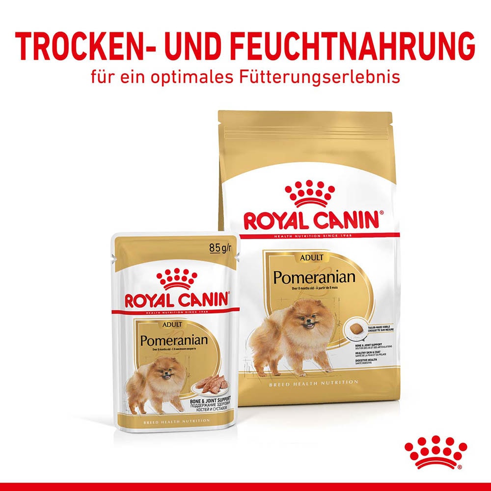 Royal Canin Pomeranian Breed Adult Trockennahrung für ausgewachsene Zwergspitze (>8 Monate) _4