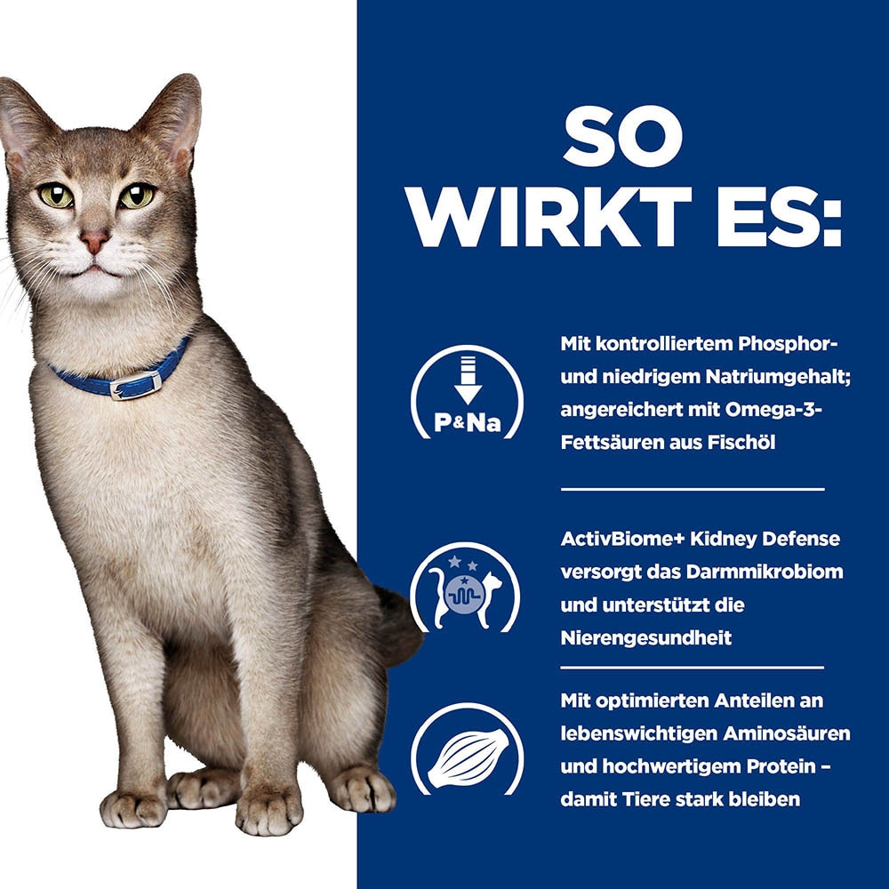 Hills Prescription Diet k/d Kidney Care Trockenfutter für Katzen mit Lachs_4