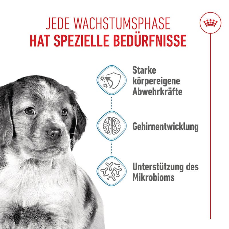 Royal Canin Medium Puppy Trockenfutter für Welpen mittelgroßer Hunderassen_1