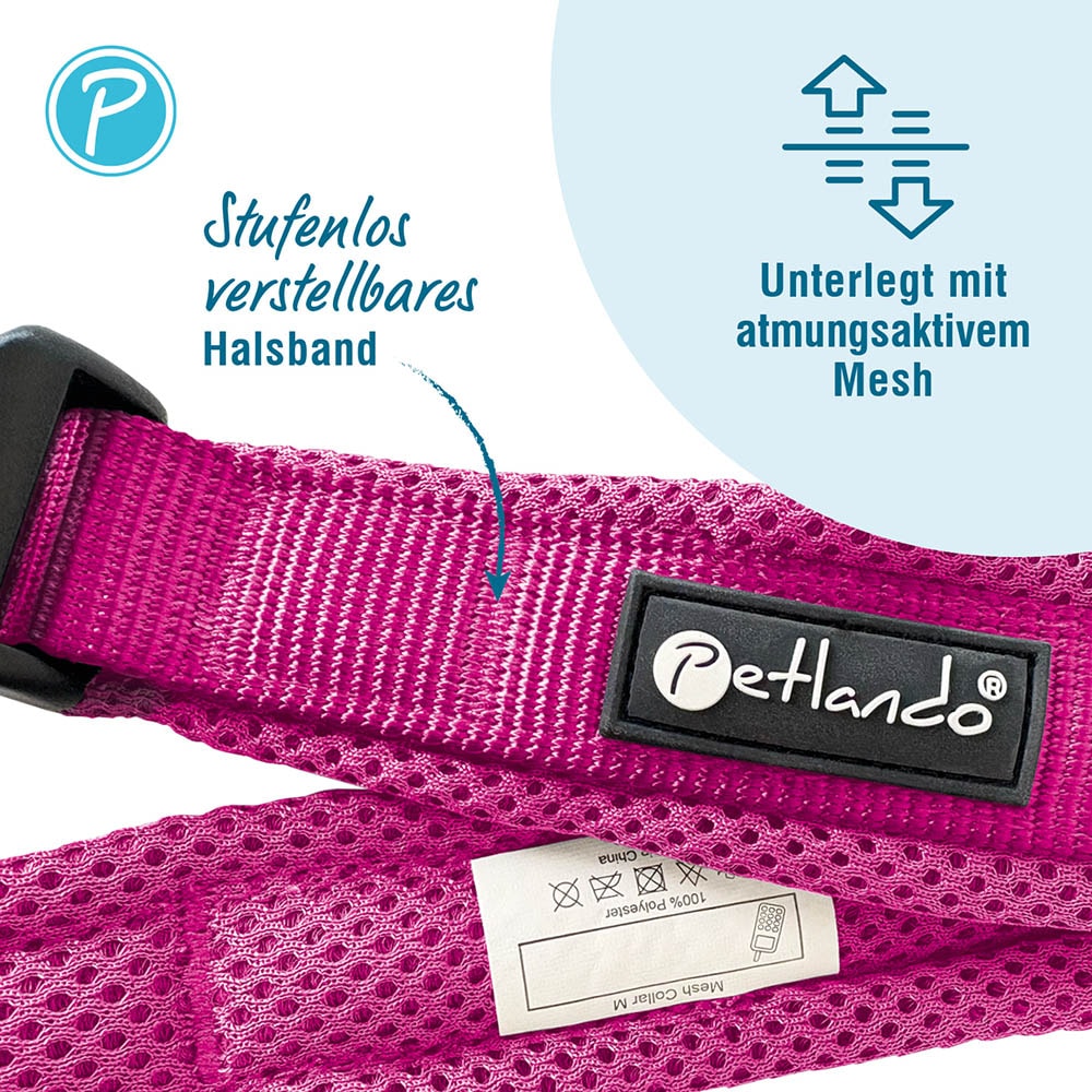 Petlando Mesh Halsband fuchsia_1