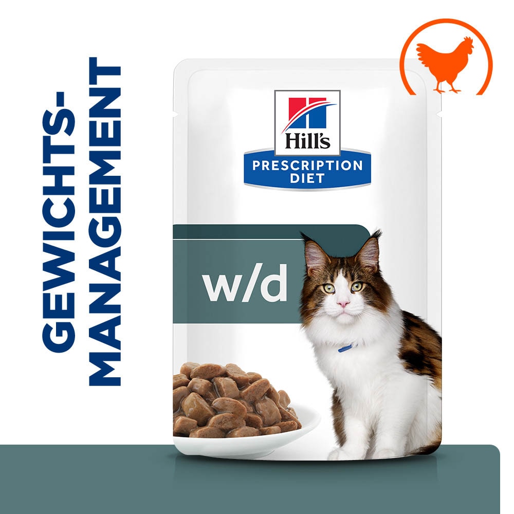 Hills Prescription Diet w/d Multi-Benefit Katzenfutter mit Huhn_1