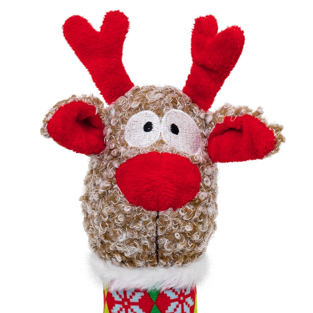 KONG Holiday Shakers™ Luvs Argyle Reindeer_2