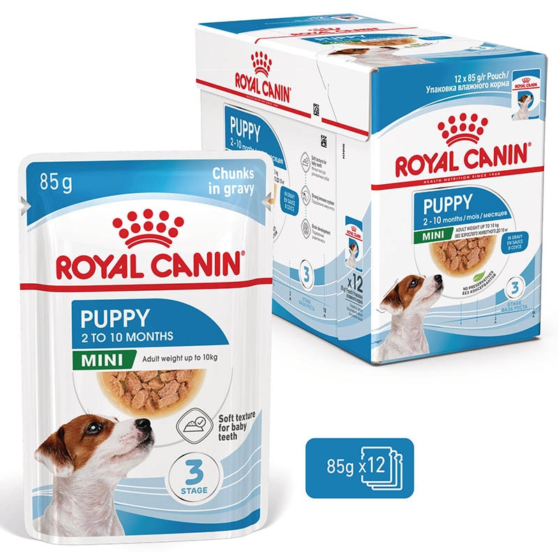 Royal Canin Mini Puppy Welpenfutter Nass für kleine Hunde bis zum 10. Monat_2