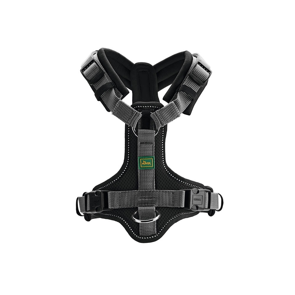 Hunter Geschirr Maldon Up schwarz/grau_1