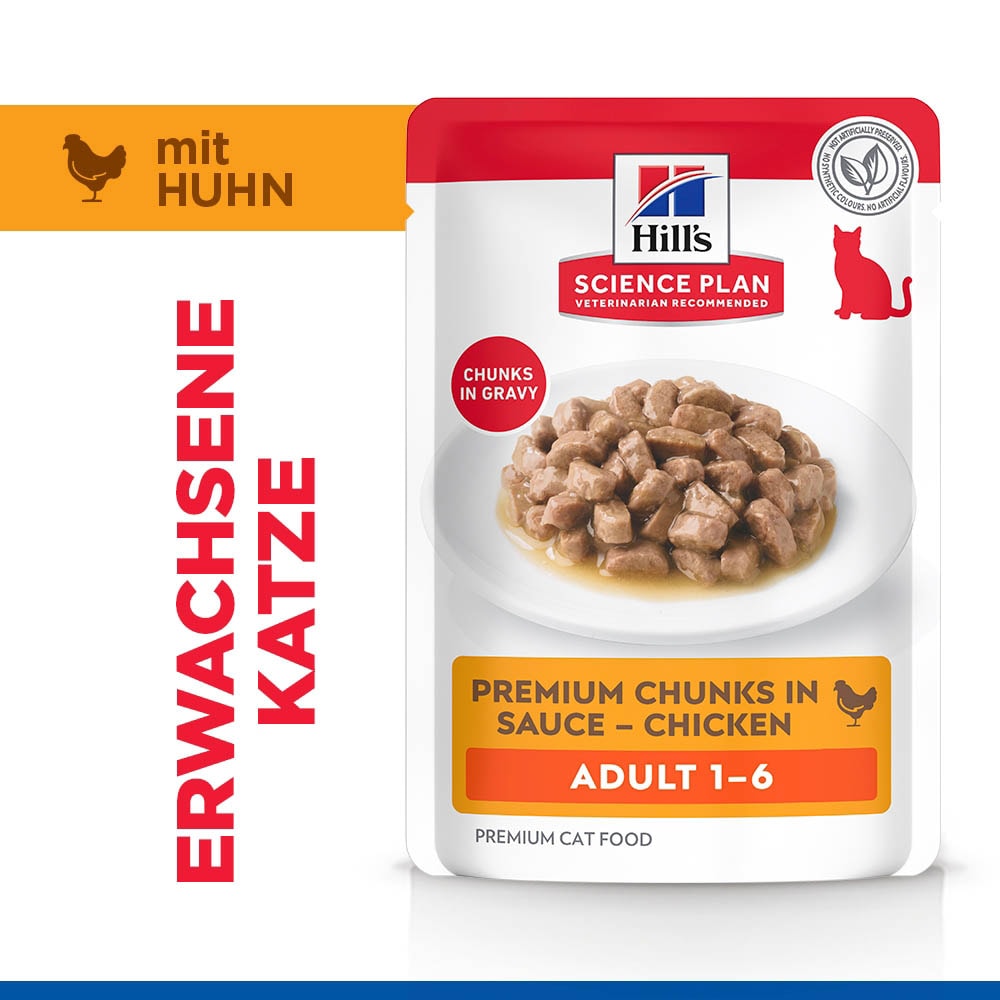 Hills Science Plan Adult Huhn Nassfutter für Katzen_4