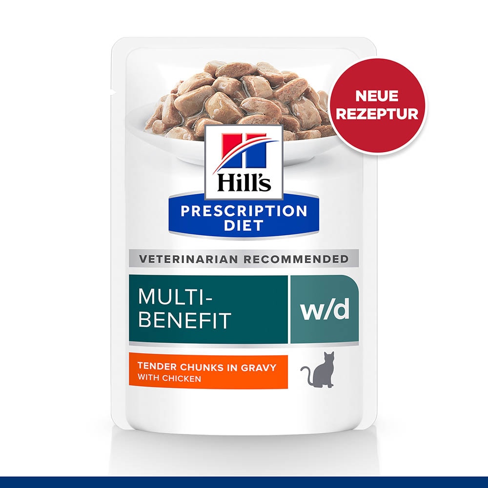 Hills Prescription Diet w/d Multi-Benefit Katzenfutter mit Huhn_1