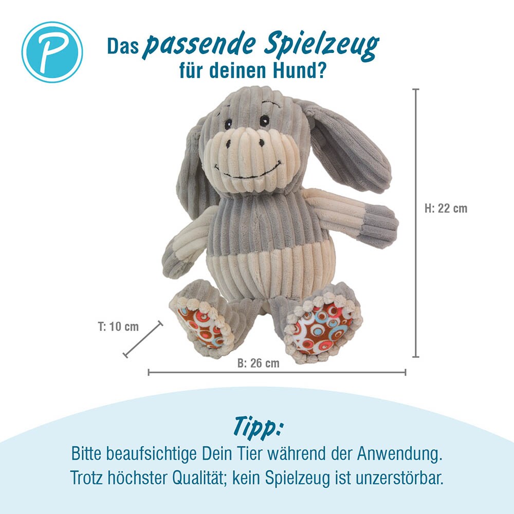 Petlando Moodles Kuscheltier Esel Tom_4