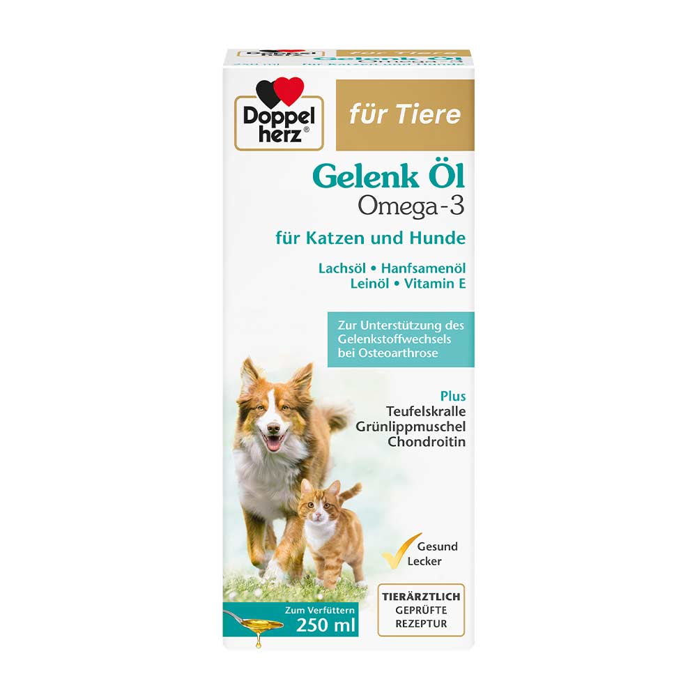 Doppelherz Gelenk Öl für Hunde und Katzen_0