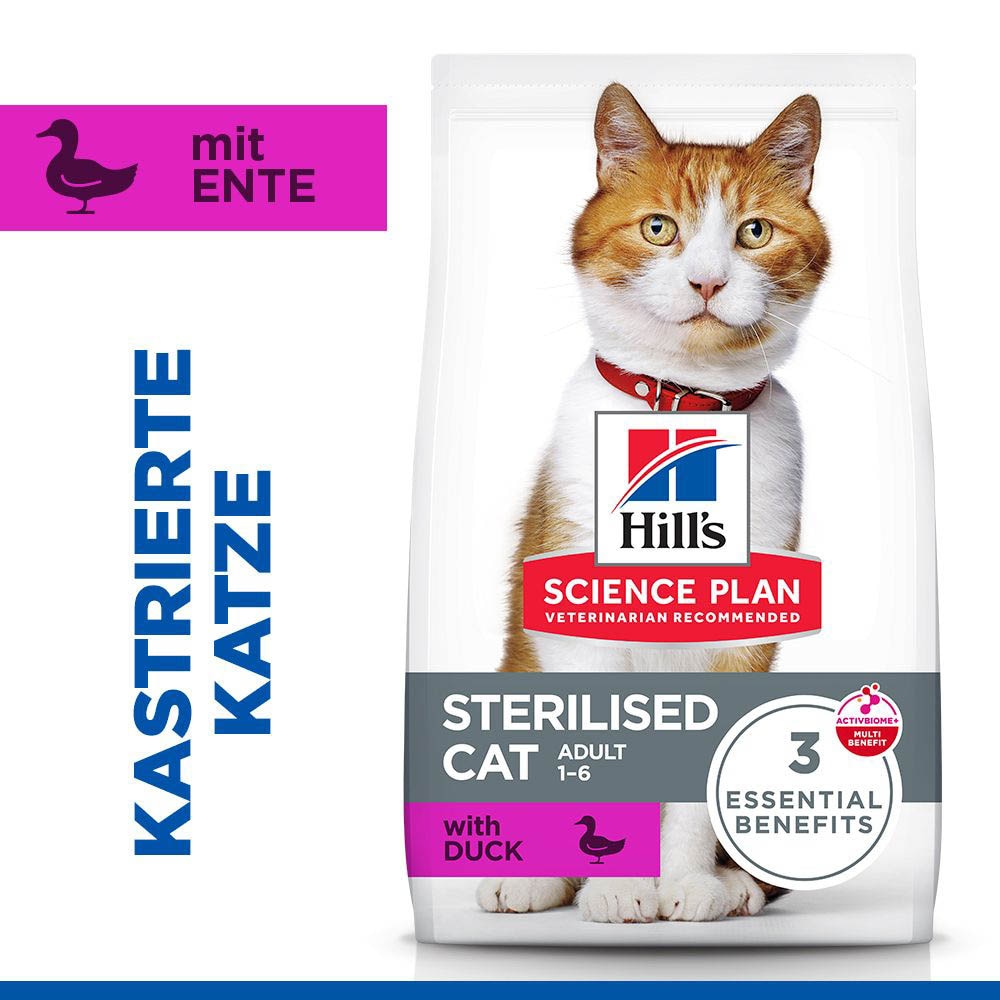 Hills Science Plan Sterilised Cat Adult mit Ente_1