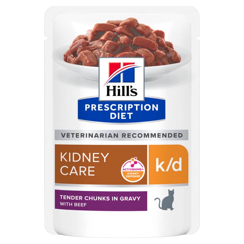 Hills Prescription Diet k/d Rind Frischebeutel Katze_0