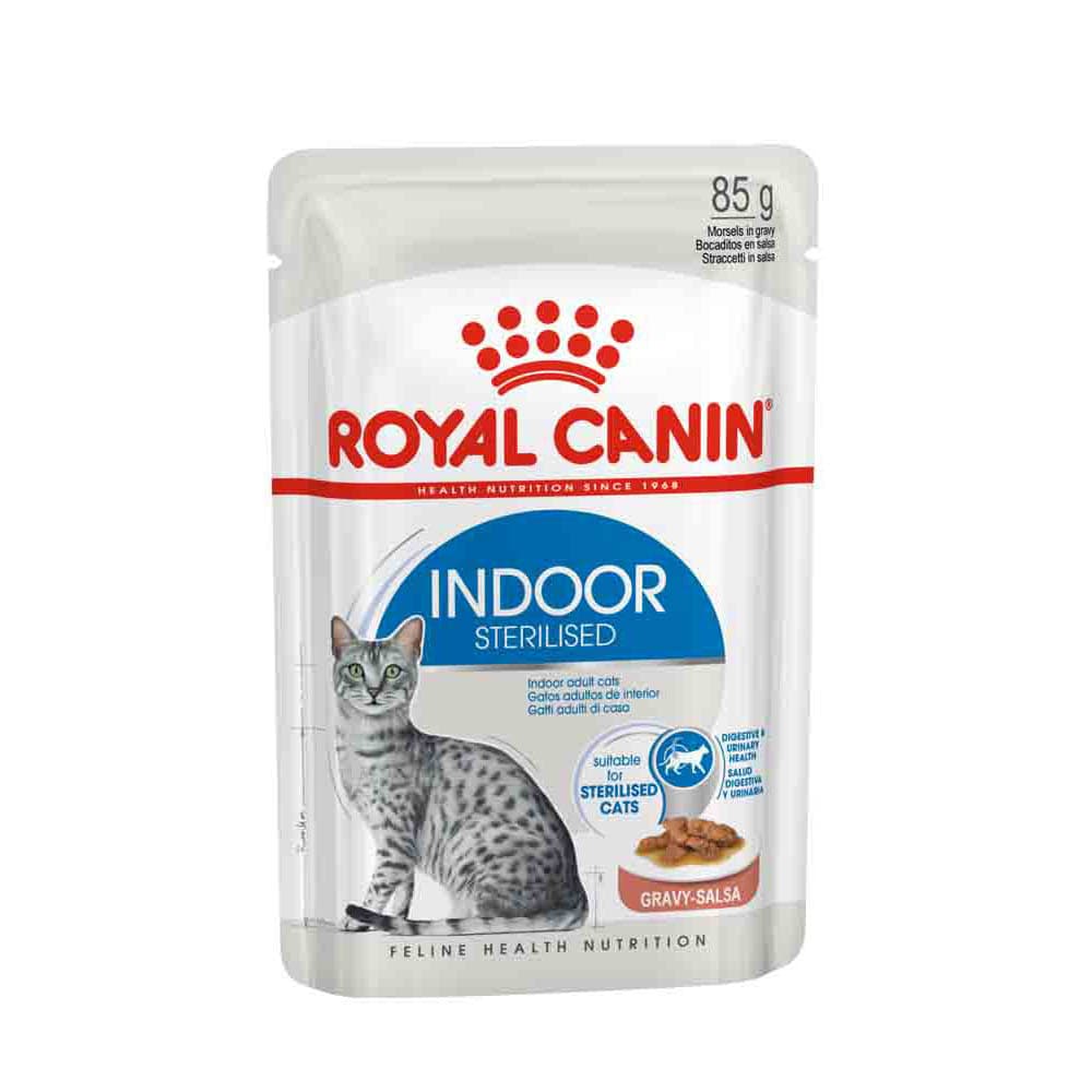 Royal Canin Indoor Sterilised in Soße Nassfutter für Wohnungskatzen_1