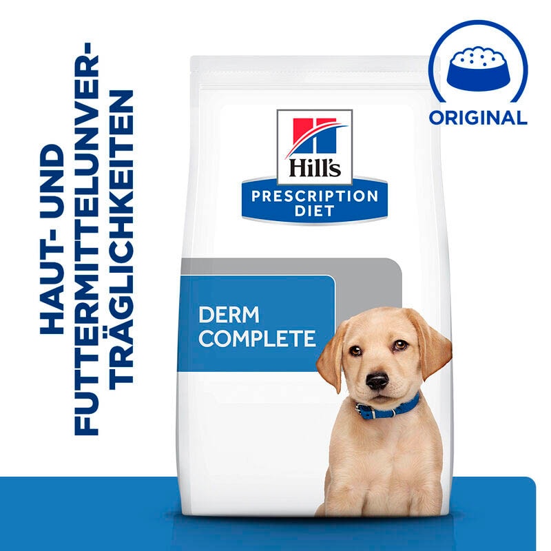 Hills Prescription Diet Derm Complete Puppy mit Reis und Ei Trockenfutter für Hunde_1