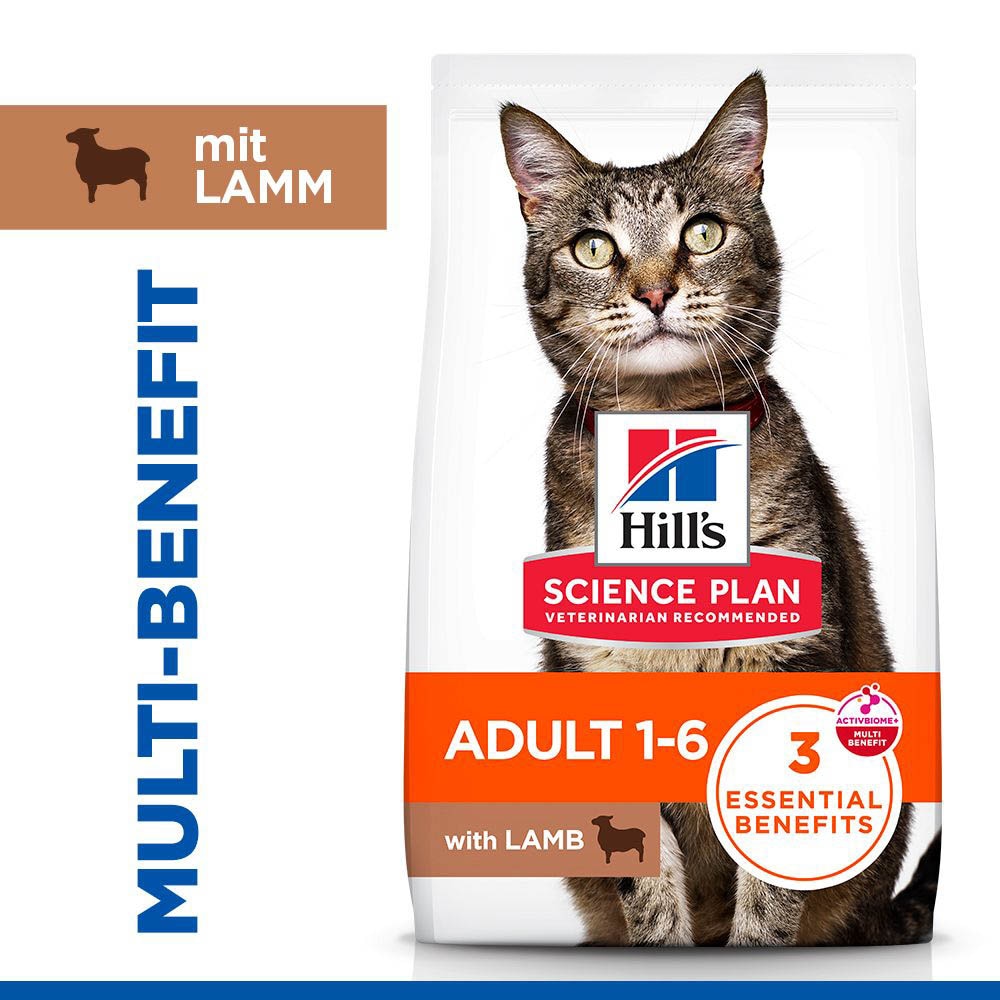 Hills Science Plan Adult Lamm und Reis Trockenfutter für Katzen_1