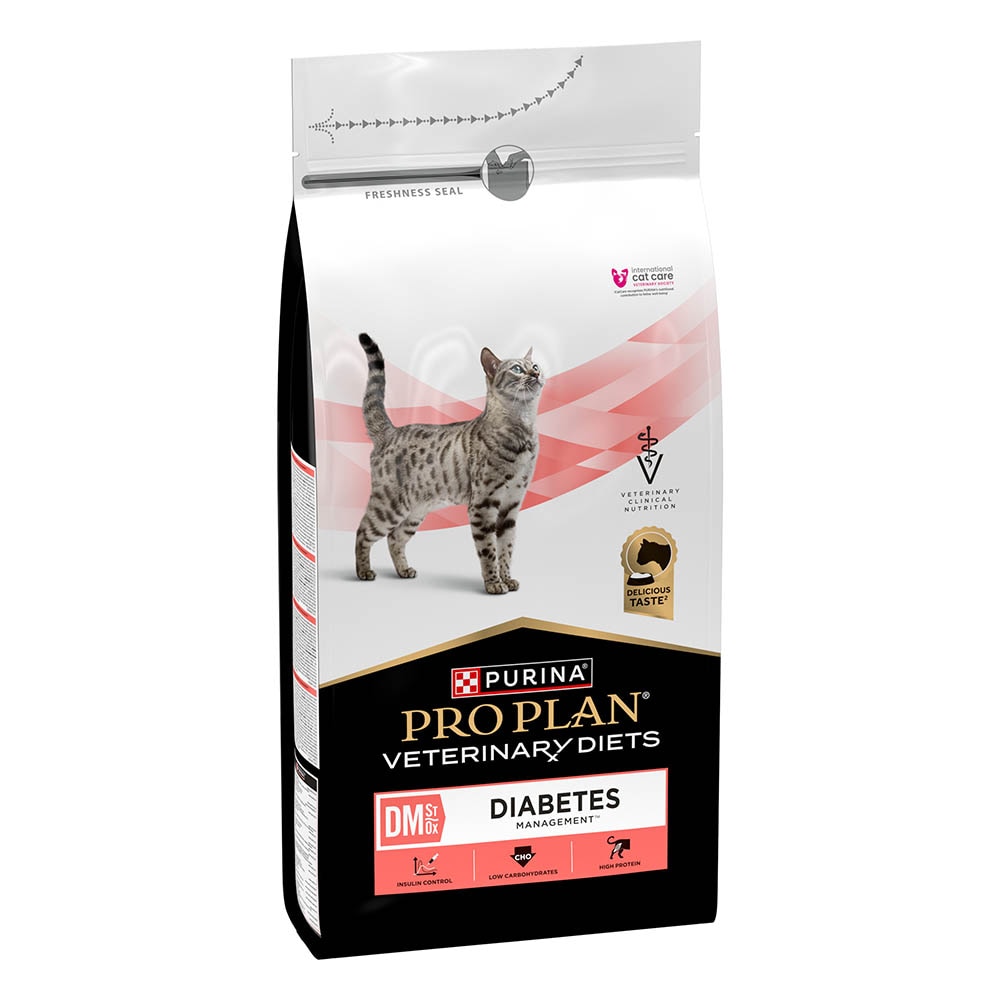 Purina Pro Plan Veterinary Diets DM St/Ox Diabetes Mangement Trockenfutter für Katzen_0
