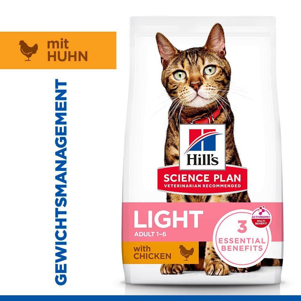 Hills Science Plan Light Adult Trockenfutter für Katzen mit Huhn_2