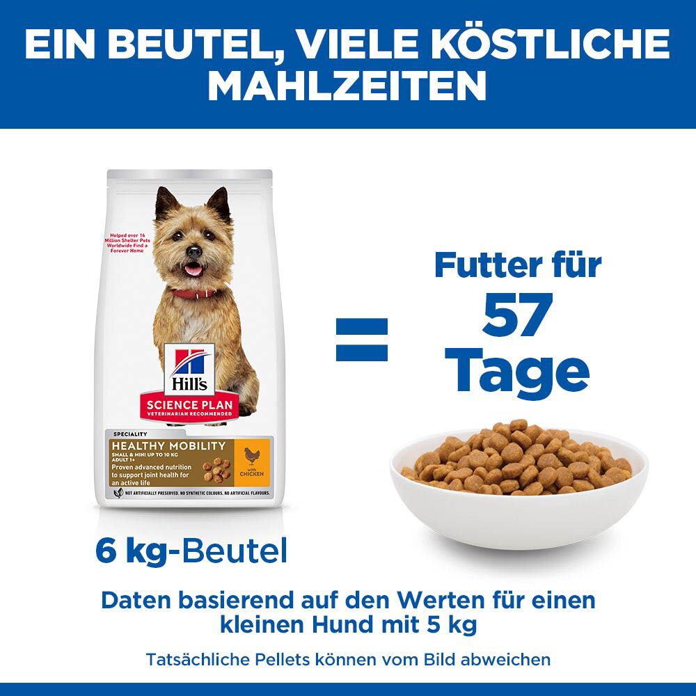 Hills Science Plan Adult Healthy Mobility Small & Mini mit Huhn Hund_6