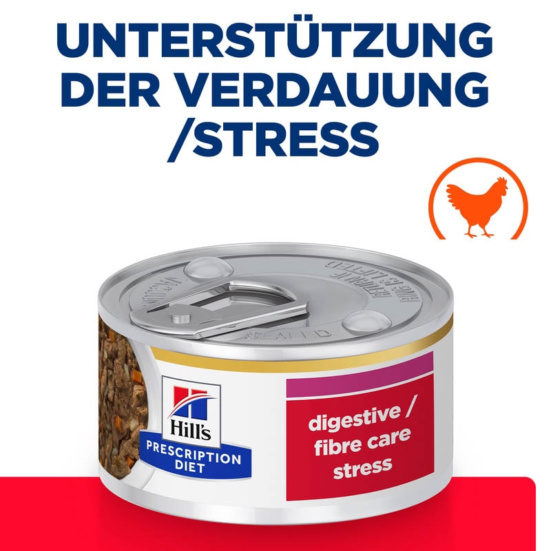 Hills Prescription Diet GI Biome Stress Ragout mit Huhn und zugefügtem Gemüse für Katzen_1