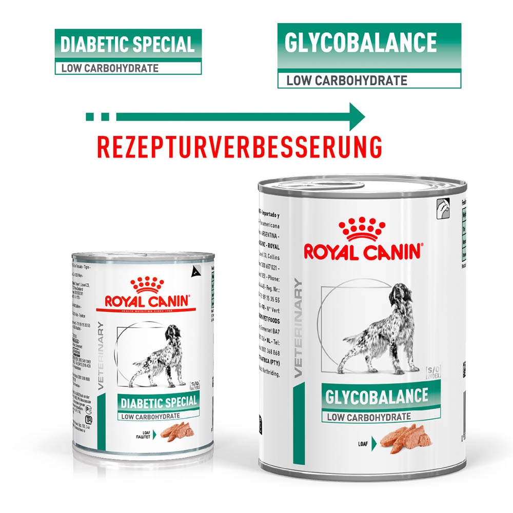 Royal Canin Veterinary Glycobalance Low Carb Mousse Nassfutter für Hunde_1