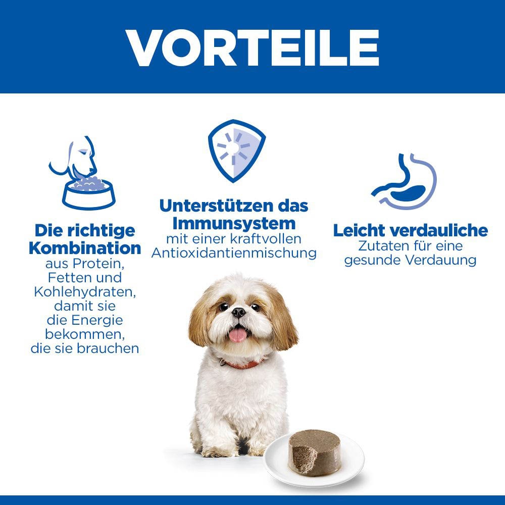 Hills Science Plan Small & Mini Mature Adult 7+ Mousse für Hunde mit Rindfleisch_3