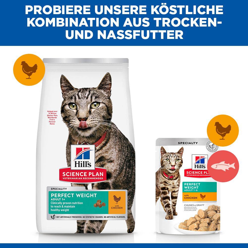 Hills Science Plan Adult Perfect Weight Trockenfutter für Katzen_6