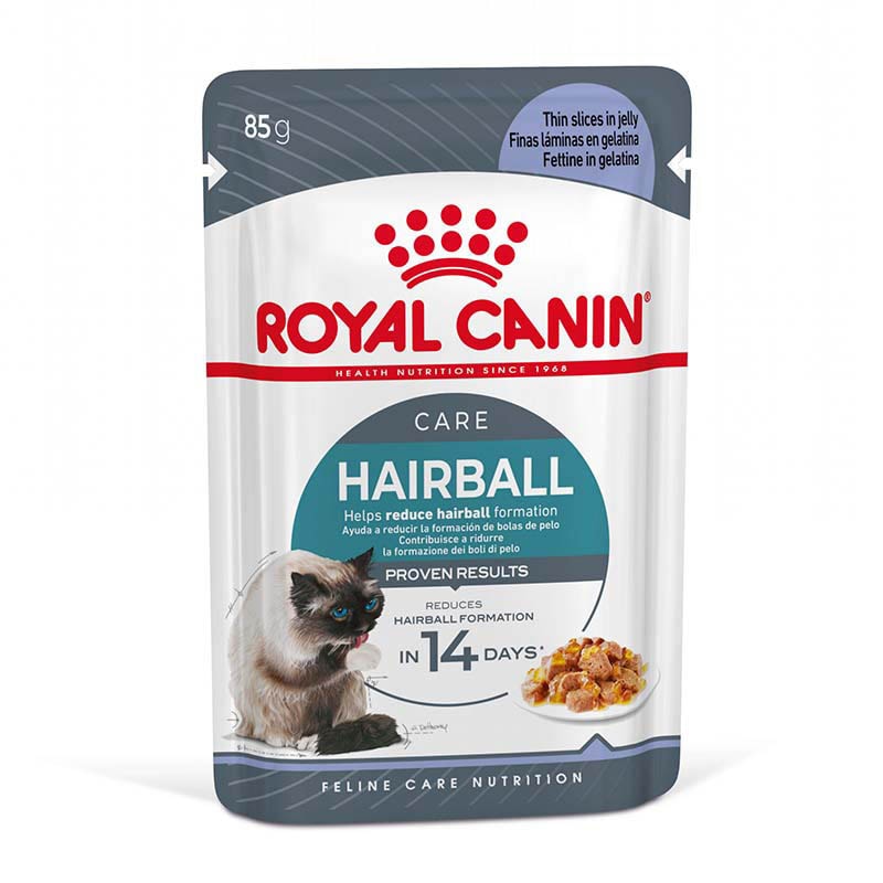 Royal Canin Hairball Care Nassfutter für Katzen in Gelee gegen Haarballenbildung_1