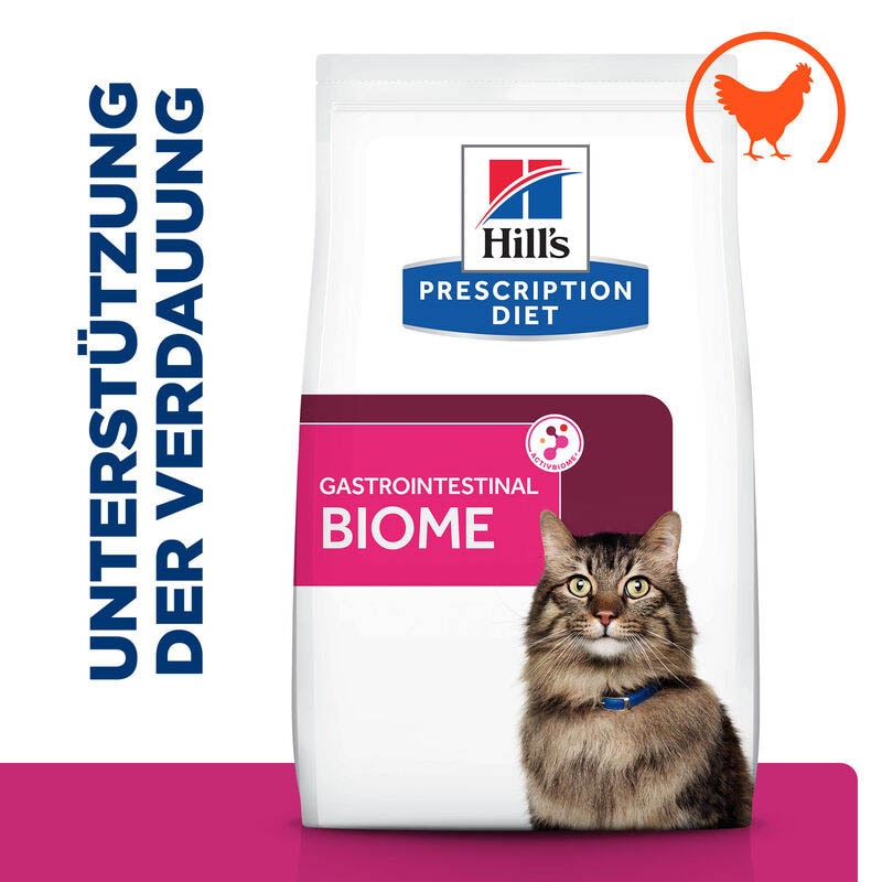 Hill's Prescription Diet Gastrointestinal Biome Trockenfutter für Katzen mit Huhn_1