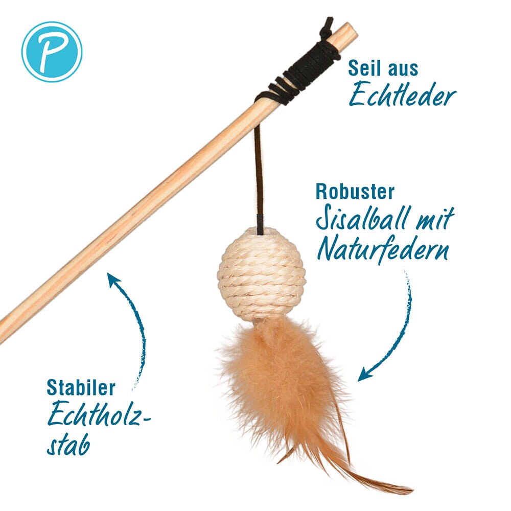 Petlando Katzenangel Sisalball_1