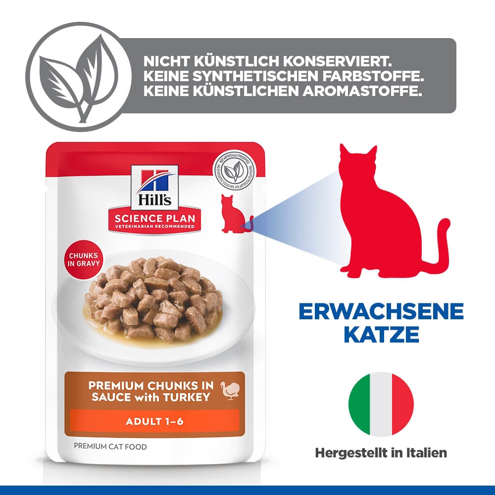 Hills Science Plan Adult Truthahn Nassfutter für Katzen_7
