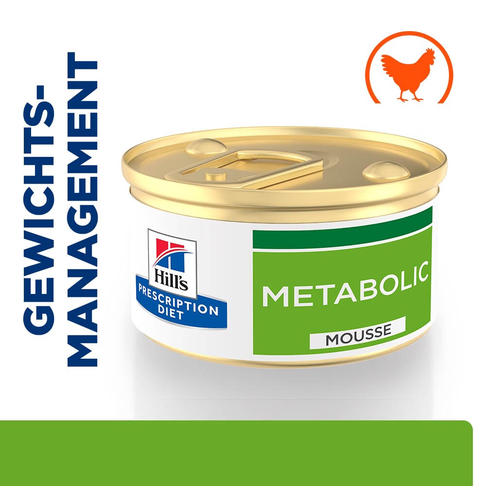 Hills Prescription Diet Metabolic Mousse Huhn Nassfutter für Katzen_1