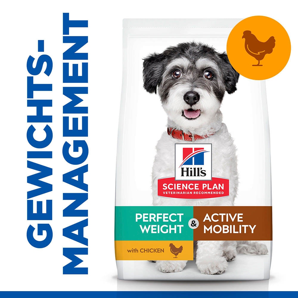 Hills Science Plan Perfect Weight + Active Mobility Hundefutter Small & Mini Adult_1