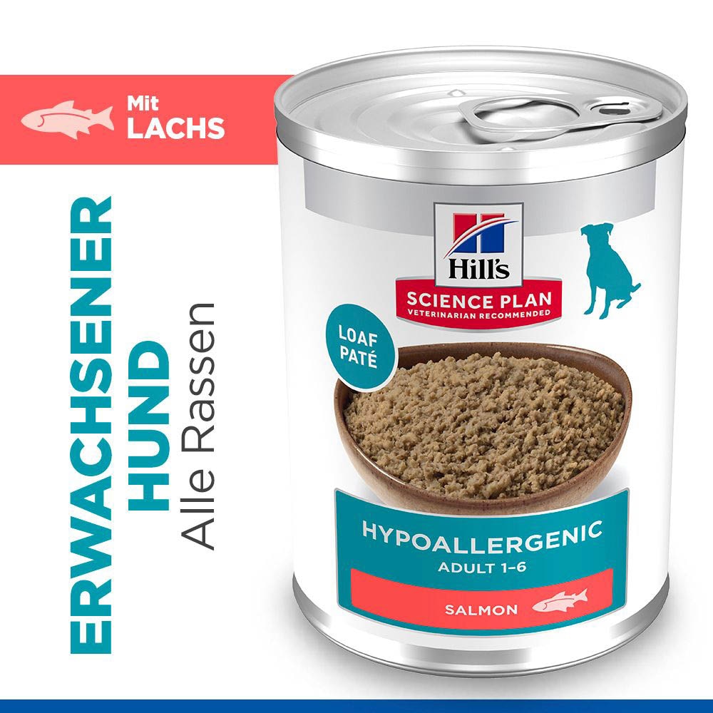 Hills Science Plan Hypoallergenic Adult Nassfutter für Hunde mit Lachs_2