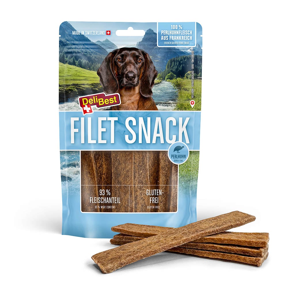 DeliBest Premium Filet Snack aus Perlhuhnfleisch aus Frankreich_1