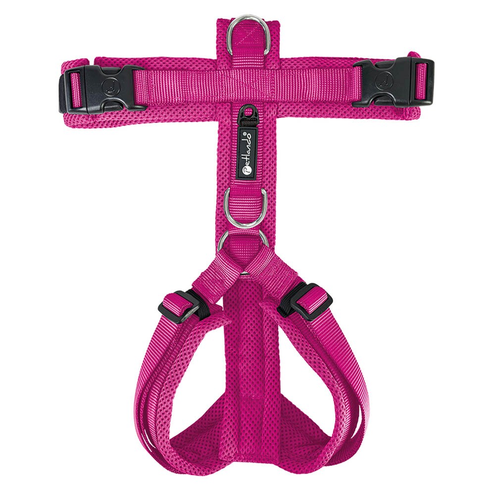 Petlando Mesh Y-Comfort Geschirr fuchsia_1