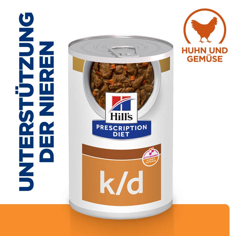 Hills Prescription Diet k/d Ragout mit Huhn & zugefügtem Gemüse Hund_1