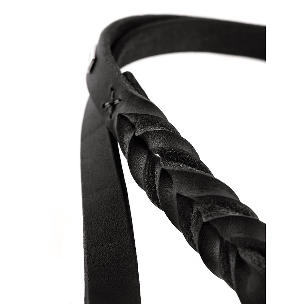 Hunter verstellbare Führleine Solid Education schwarz_2