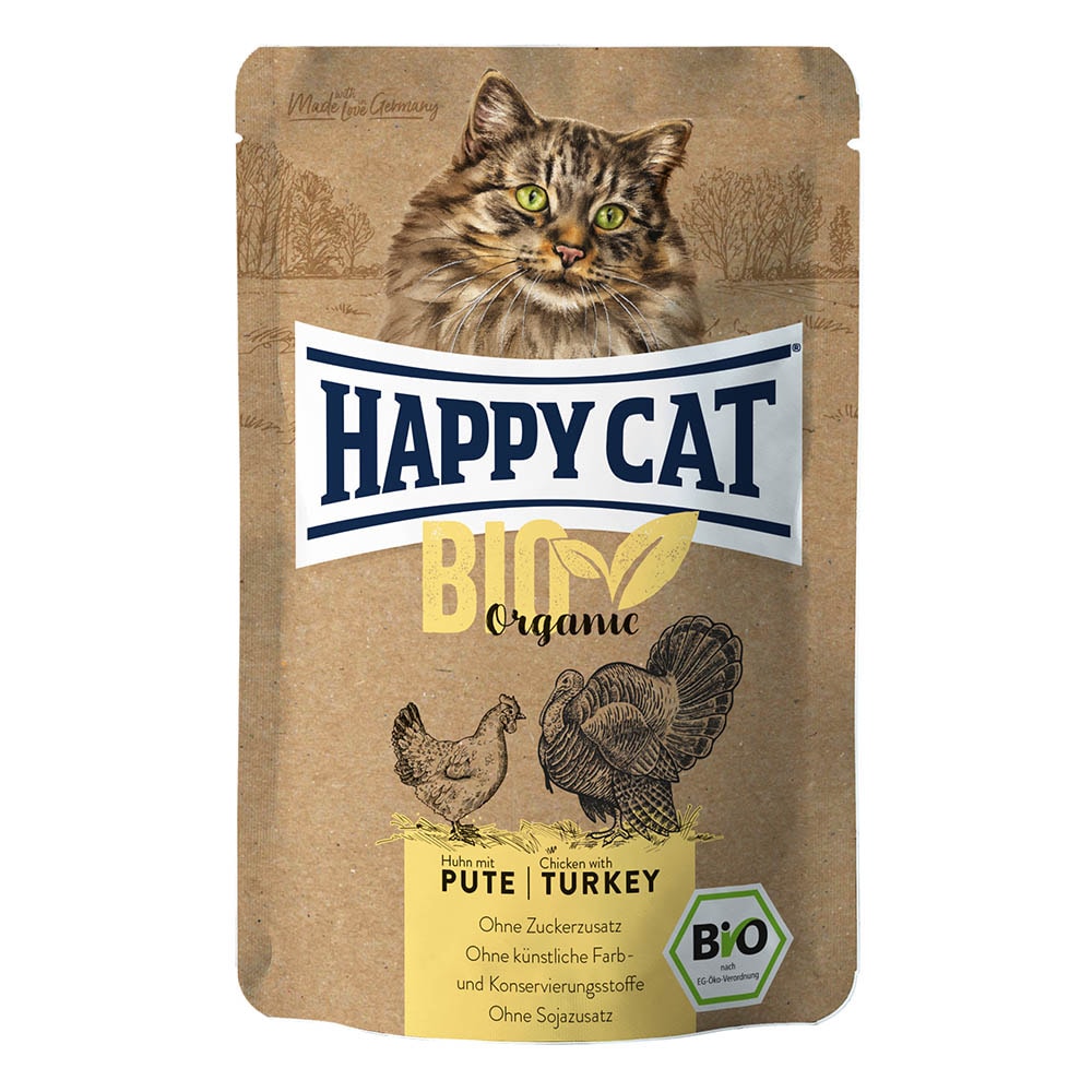 Happy Cat Bio Pouch Huhn & Pute_0