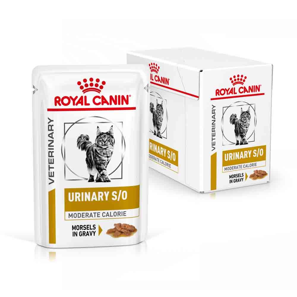 Royal Canin Veterinary Urinary S/O Moderate Calorie Nassfutter für Katzen_1