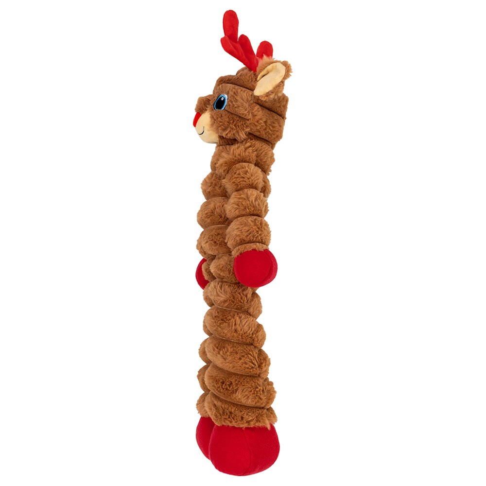 KONG Holiday Shakers Crumples Reindeer Red XL_1