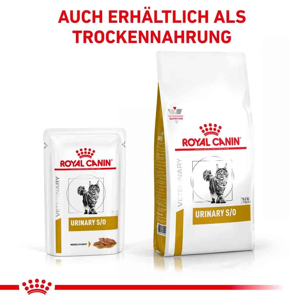 Royal Canin Veterinary Urinary S/O Häppchen in Soße Nassfutter für Katzen_6