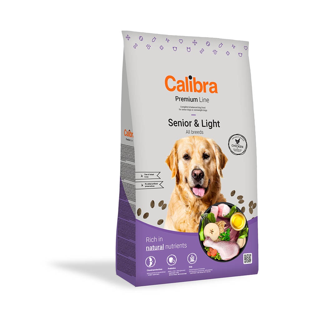 Calibra Premium Line Senior & Light Trockenfutter für Hunde_0